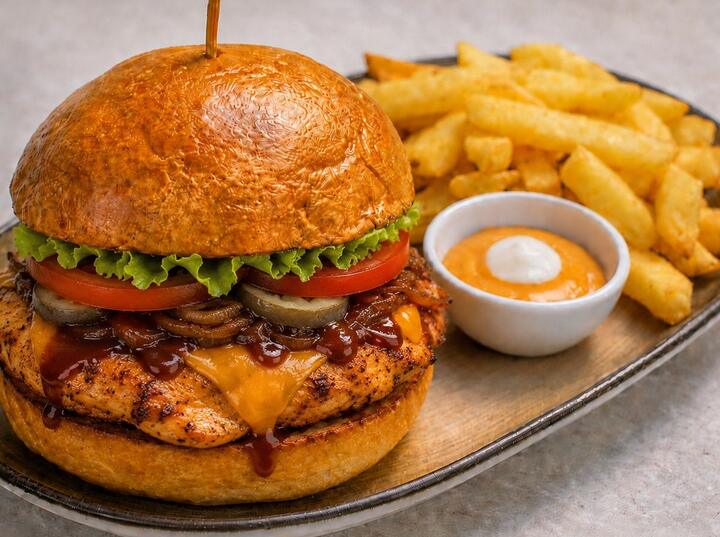 BBQ Chicken Burger
