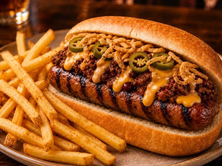 Chilli Cheese Hot Dog