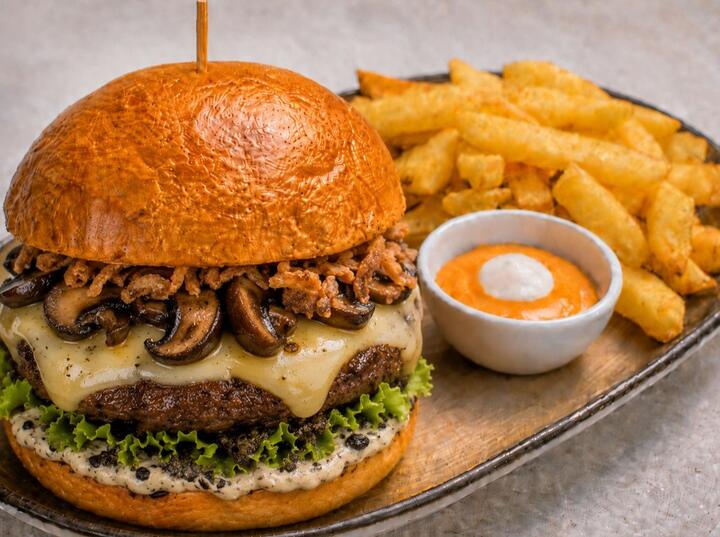 Truffle & Mushroom Burger